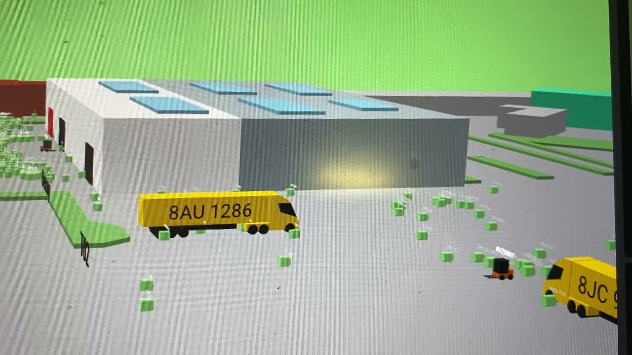 Truck loading process